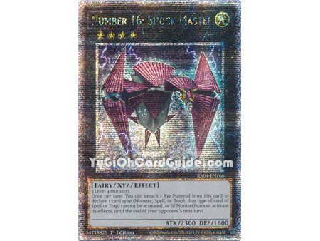 Number 16: Shock Master (Quarter Century Secret Rare)