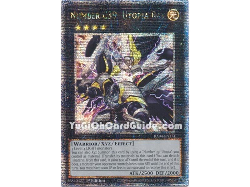 Number C39: Utopia Ray (Platinum Secret Rare)