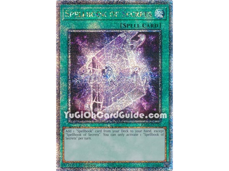 Spellbook of Secrets (Quarter Century Secret Rare)