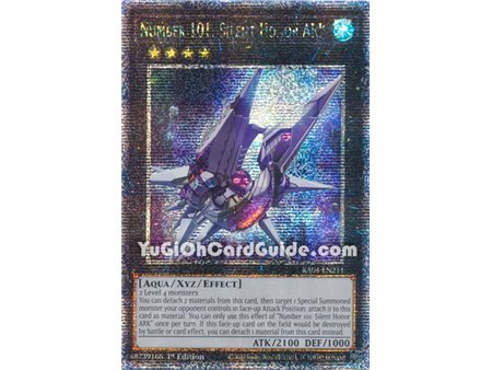 Number 101: Silent Honor ARK (Platinum Secret Rare)