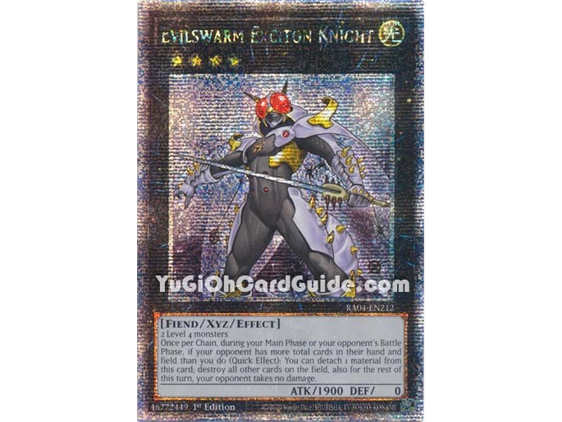 Evilswarm Exciton Knight (Quarter Century Secret Rare)