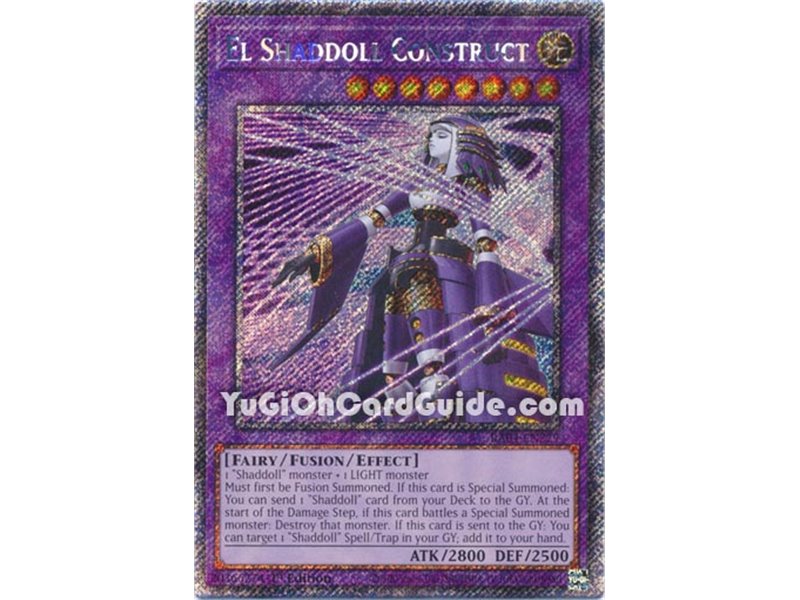 El Shaddoll Construct (Alternate Artwork) (Platinum Secret Rare)