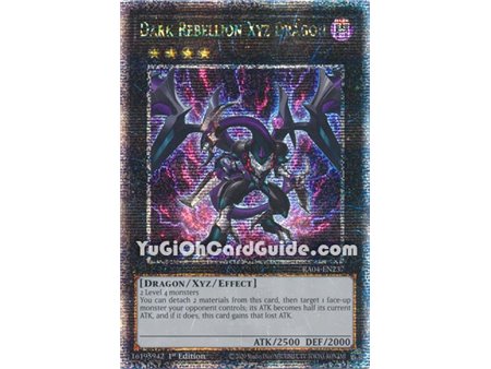 Dark Rebellion Xyz Dragon (Platinum Secret Rare)