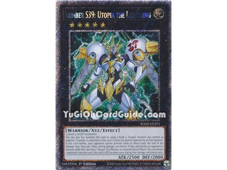 Number S39: Utopia the Lightning (Platinum Secret Rare)
