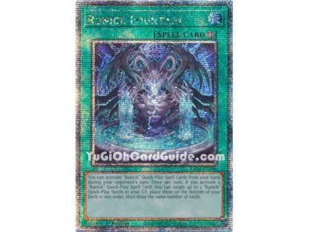 Runick Fountain (Quarter Century Secret Rare)