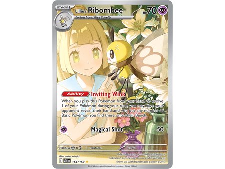 Lillie's Ribombee (Illustrario Rare)