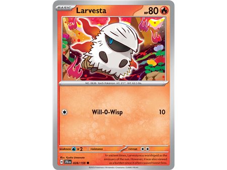 Larvesta (Common/Reverse Holofoil)