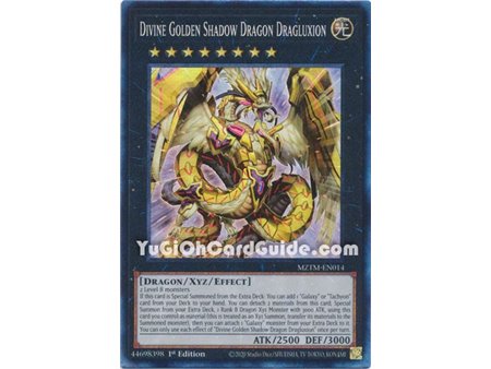 Divine Golden Shadow Dragon Dragluxion (Collector's Rare)