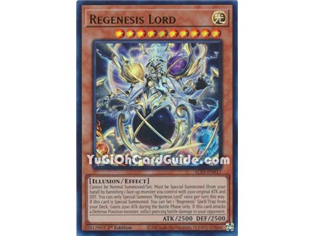 Regensis Lord (Quarter Century Secret Rare)