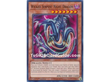 Wicked Serpent Night Dragon (Common)