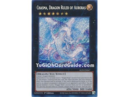 Chasma, Dragon Ruler of Auroras (Secret Rare)