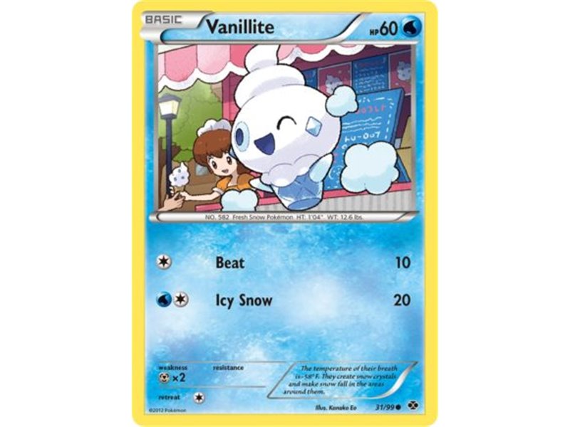 Vanillite (Common/Reverse Holofoil)