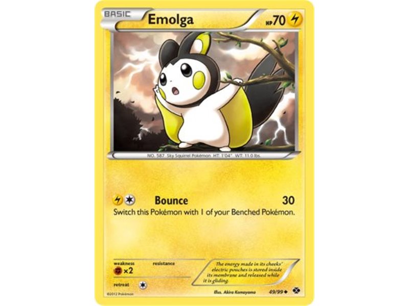 Emolga (Uncommon/Reverse Holofoil)