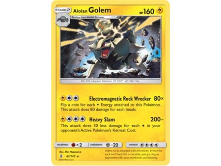 Alolan Golem (Rare Holofoil) 