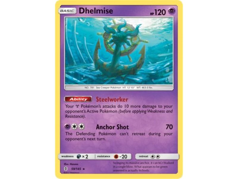 Dhelmise (Rare Holofoil) 