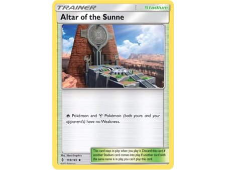 Altar of the Sunne (Uncommon) 
