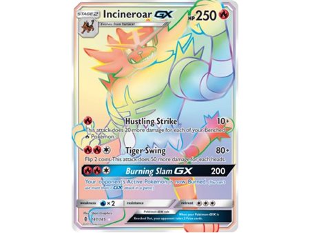 Incineroar GX (Secret Rainbow Rare)