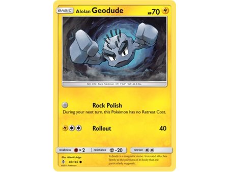 Alolan Geodude (Common/Reverse Holofoil)