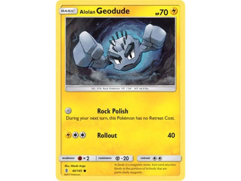 Alolan Geodude (Common/Reverse Holofoil)