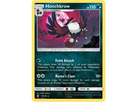 Honchkrow (Rare/Reverse Holofoil)