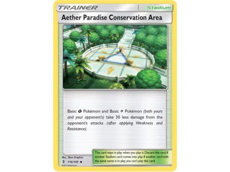 Aether Paradise Conservation Area (Uncommon/Reverse Holofoil) 