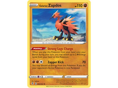 Galarian Zapdos (Rare Holofoil)