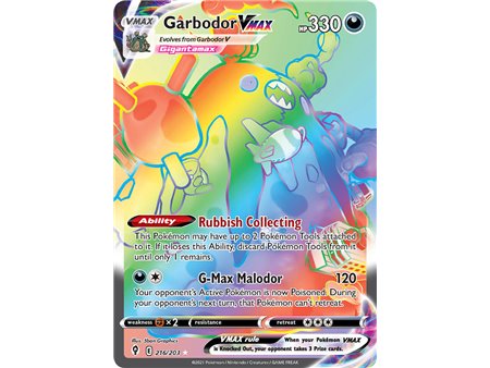 Garbodor VMAX (Rainbow Secret Rare)