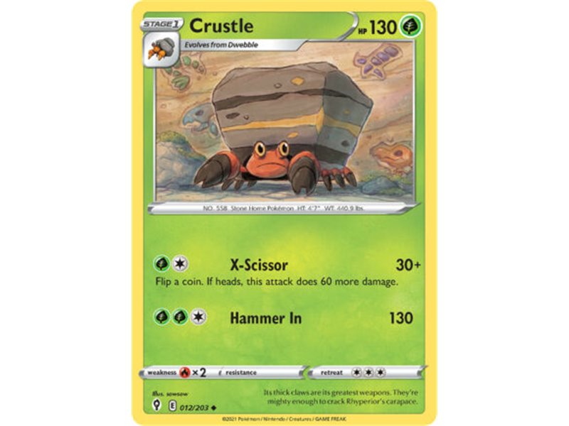 Crustle (Uncommon/Reverse Holofoil)