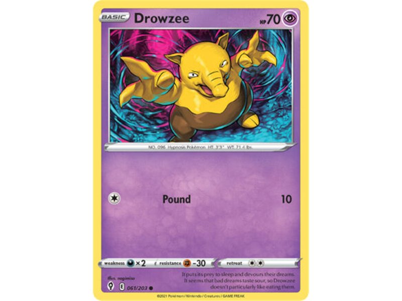 Drowzee (Common/Reverse Holofoil)