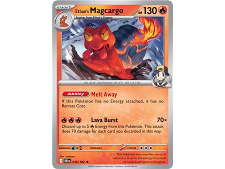 Ethan's Magcargo (Rare Holofoil)