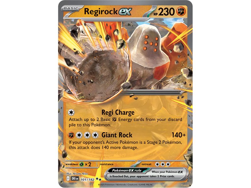 Regirock ex (Double Rare) Regirock ex (Double Rare)