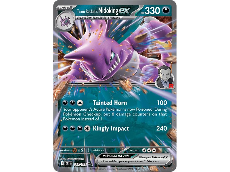 Team Rocket's Nidoking ex (Double Rare) 
