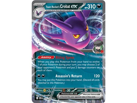 Team Rocket's Crobat ex (Double Rare) 