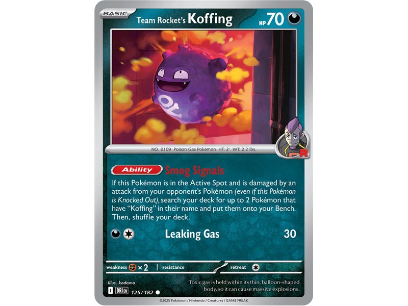 Team Rocket's Koffing (Common) Team Rocket's Koffing (Common)