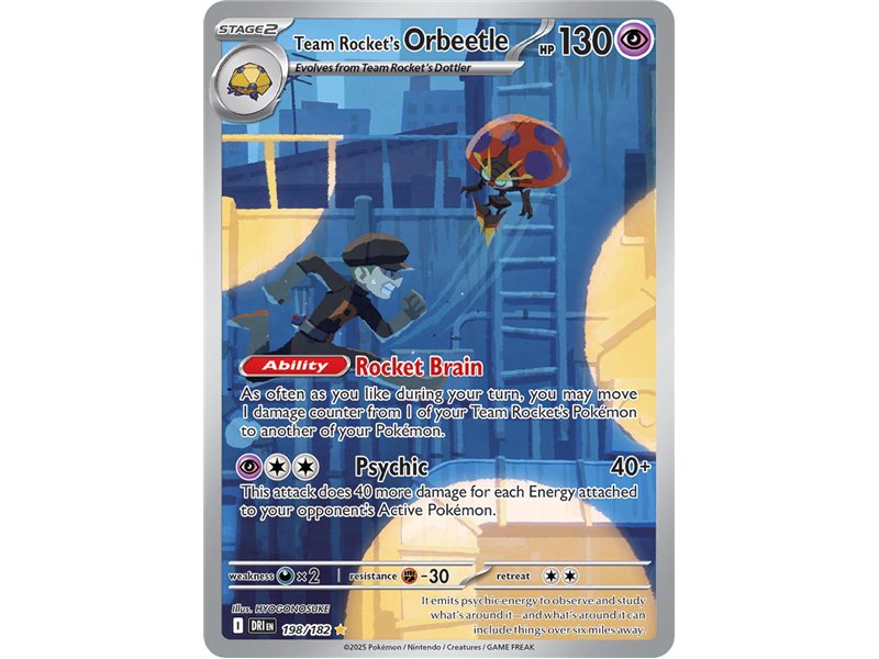 Team Rocket's Orbeetle (Illustration Rare)