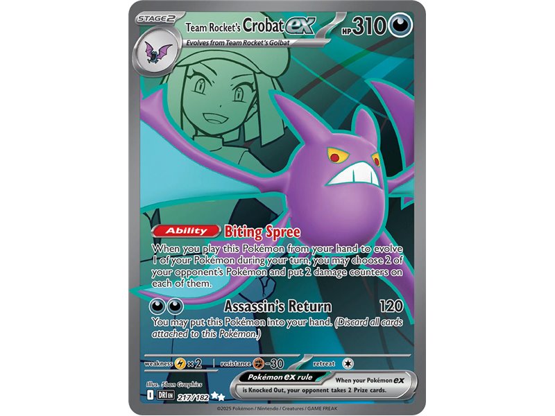 Team Rocket's Crobat ex (Full Art) 