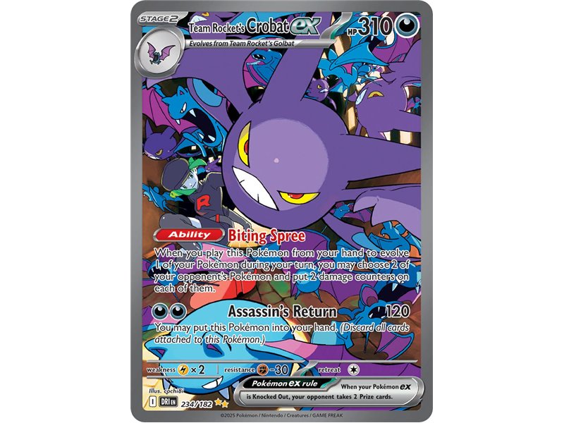Team Rocket's Crobat ex (Special Illustration Rare) 