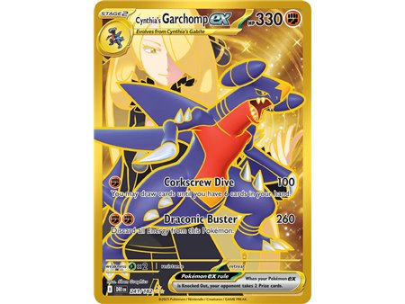 Cynthia's Garchomp ex (Hyper Rare) 