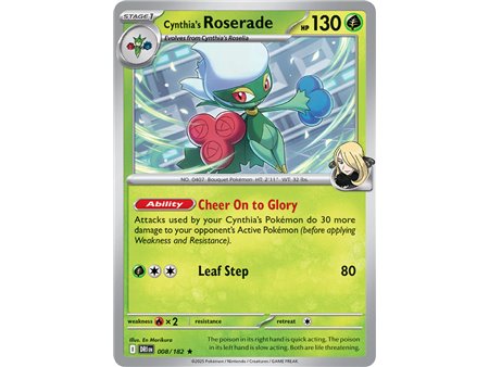 Cynthia's Roserade (Rare Holofoil)
