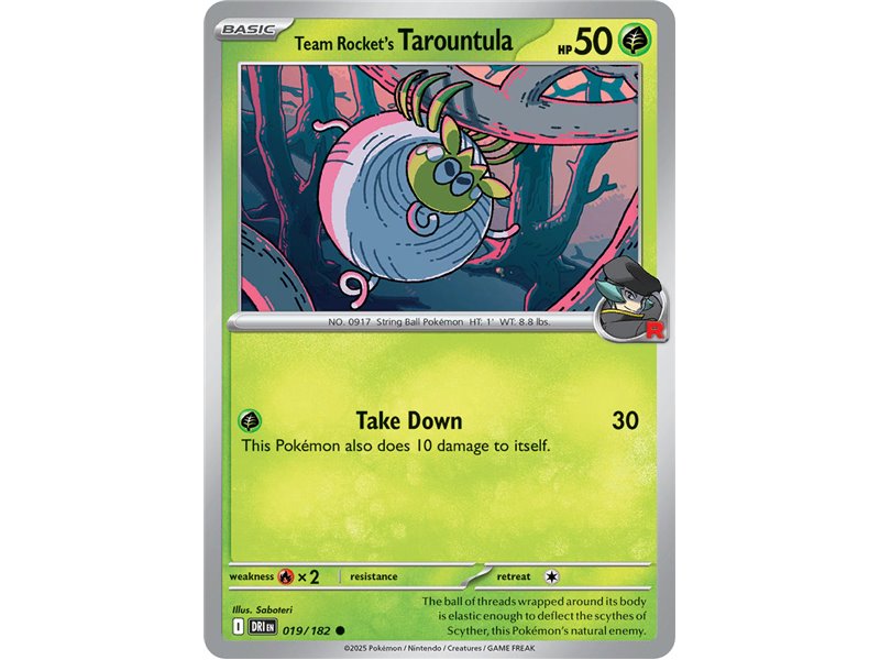 Team Rocket's Tarountula (Common)