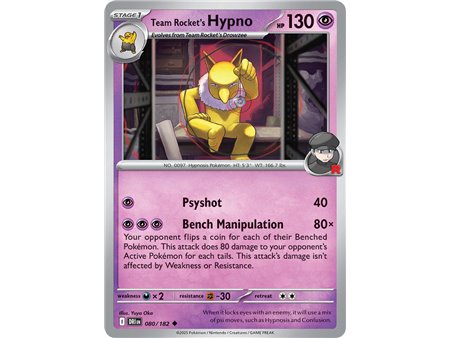 Team Rocket's Hypno (Uncommon)