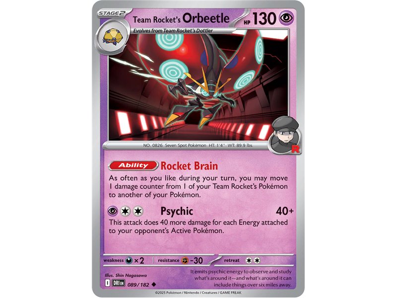 Team Rocket's Orbeetle (Uncommon)
