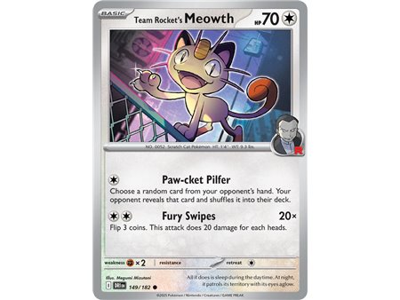 Team Rocket's Meowth (Common)