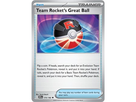 Team Rocket's Great Ball (Uncommon)
