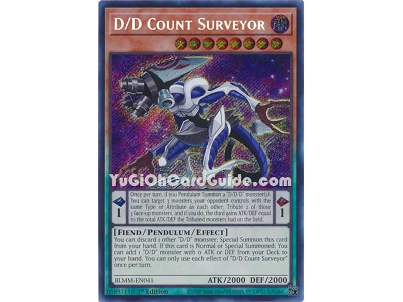 D/D Count Surveyor (Secret Rare)