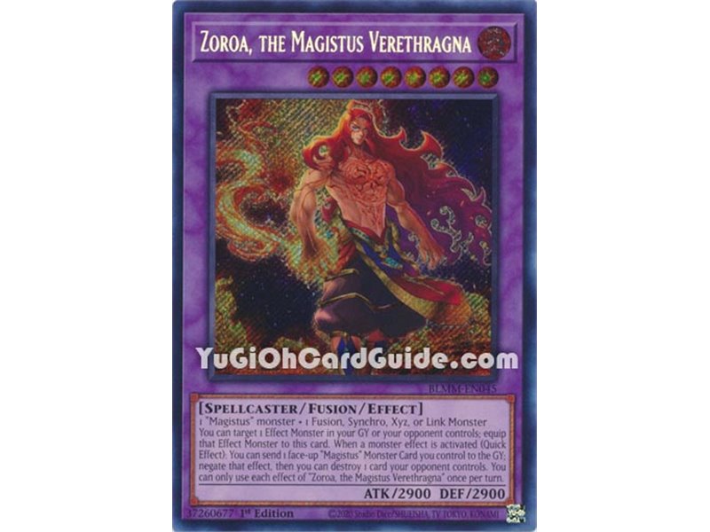 Zoroa, the Magistus Verethragna (Secret Rare)