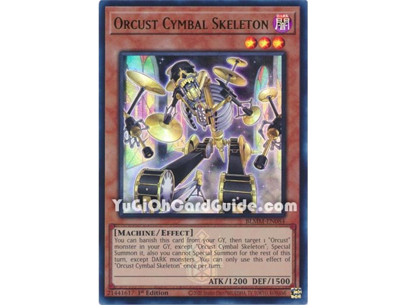 Orcust Cymbal Skeleton (Ultra Rare)