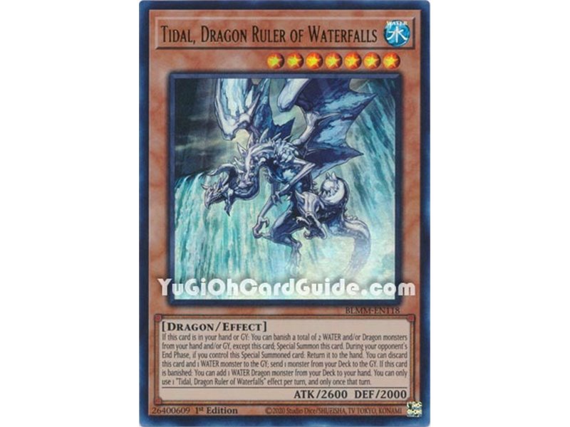 Tidal, Dragon Ruler of Waterfalls (Ultra Rare)