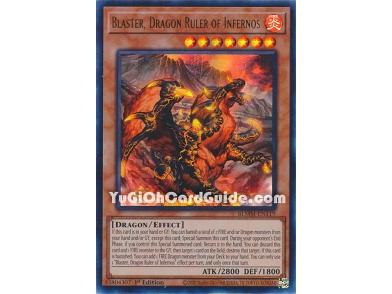 Blaster, Dragon Ruler of Infernos (Ultra Rare)