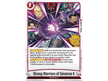 Strong Warriors of Universe 6 (Common)